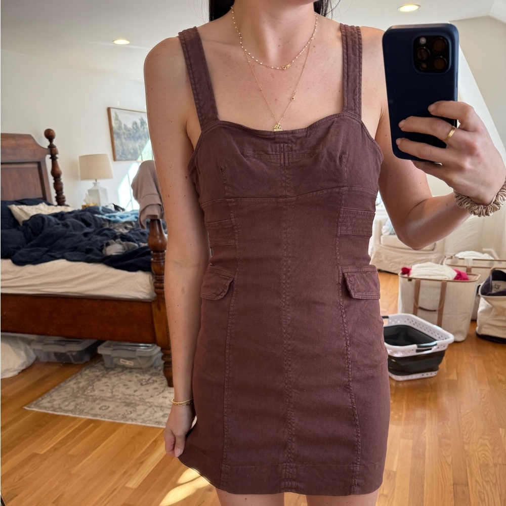 Anthropologie Rich Brown Fabric